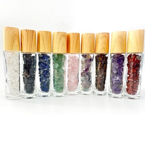 Vente en gros de flacons en verre pour huiles essentielles de 10 ml, flacons à bille en cristal, flacons à parfum - Product Image 1