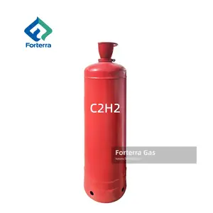 Bán buôn độ tinh khiết cao công nghiệp Hàn khí 99.5% độ tinh khiết cao axetylen giá khí c2h2 trong 40L xi lanh - Product Image 1