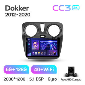 TEYES CC3 2K lettore DVD auto per Renault <span class=keywords><strong>Dokker</strong></span> <span class=keywords><strong>2012</strong></span> - 2020 9 pollici lettore DVD per auto di navigazione - Product Image 4