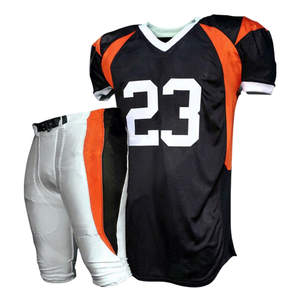 Nueva Camiseta de Fútbol Americano Personalizada para Equipos Adultos, Venta al por Mayor, Transferencia Térmica, Nylon/Cachemira, Secado Rápido, Protección UV - Product Image 1