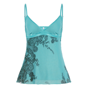 Débardeur Camisole Tricoté Uni Respirant à Bretelles Fines pour Adolescentes – Style Décontracté et Mignon pour l'Été - Product Image 6