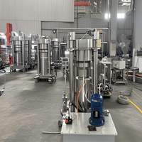 Presse hydraulique en acier inoxydable pour huile de palme, soja, noix d'argan avec composants de base à roulements