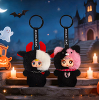 Boîte Mystère MM Suger Baby Mischief Elf Trick or Treat, Boîte Surprise de Peluches, Jouets en Peluche, Poupées en Peluche, Pendentifs en Peluche pour Cadeaux d'Halloween