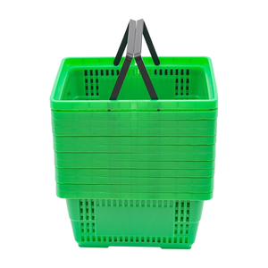 Cestas de Compras de Plástico para Supermercados a Precio de Fábrica, Cestas de Compras Portátiles al por Mayor de Fábrica China para Tiendas Minoristas - Product Image 4
