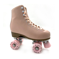 Patins à roulettes professionnels Junran pour adultes, 4 roues, roulements ABEC-7, taille réglable, construction en cuir et mesh durable