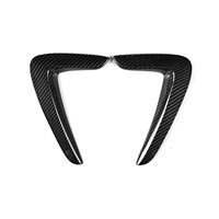 JDMotorsport88 2 pièces, grille d'admission latérale de voiture en fibre de carbone véritable, couvercle de ventilation de pare-chocs pour BMW Série 4 F32 F33 F36 2015-2020