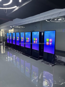 จอแสดงผล LED 65 นิ้ว สำหรับโฆษณาในอาคาร หน้าจอสัมผัสอินฟราเรด โปสเตอร์ดิจิทัล HD 16:9 พร้อมขาตั้งพื้น - Product Image 6
