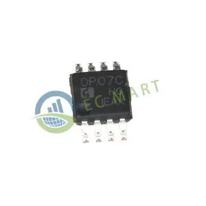 EC Mart Brand HGSEMI Ventas al por mayor OP07CMM/TR Amplificador operacional bipolar Único de Compensación muy baja IC