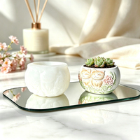 Cetakan Silikon Pot Bunga Kucing Ganda Embos untuk Pembuatan Kerajinan Tangan dari Beton, Gipsum, Resin, Lilin, Sabun, Mendukung Pola Kustom