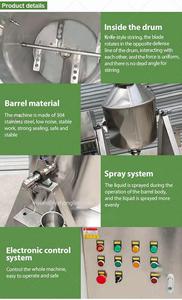 Máy trộn bột khô đứng, bán chạy, dùng cho thực phẩm, trà, protein, cà phê, kem, mỹ phẩm, gia vị - Product Image 5