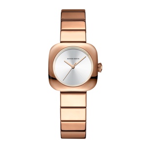 Reloj de Cuarzo para Mujer OPEM ODM, Cuadrado, Oro Rosa, Acero Inoxidable, Esfera Simple, 3BAR Resistente al Agua, Casual y de Negocios - Product Image 3