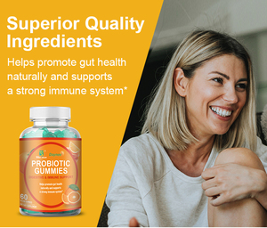 Gomitas Probióticas Winstown OEM para Mujeres Adultas, Mejoran la Digestión, la Salud de la Piel, la Función Inmunológica y Mantienen la Flora Intestinal - Product Image 3