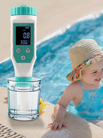 Testeur numérique de qualité de l'eau 7-en-1 pour aquarium, piscine, hydroponique