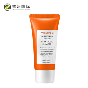 Commercio all'ingrosso Private Label Vegan idratante sbiancante per il viso lavata per la pulizia profonda della pelle schiarente vitamina C detergente per il viso - Product Image 6