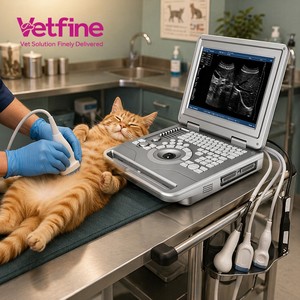 Escáner <span class=keywords><strong>de</strong></span> Ultrasonido Veterinario Blanco y Negro, Portátil, Tipo Laptop, para Animales Pequeños, Perros y Gatos, <span class=keywords><strong>Precio</strong></span> Directo <span class=keywords><strong>de</strong></span> Fábrica - Product Image 1