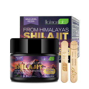 Hatmanlabs 纯素希拉吉特树脂软膏 纯有机喜马拉雅希拉吉特树脂补充剂，含富马酸，提供能量支持 - Product Image 1