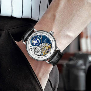 Personnalisez votre propre logo - Montres KINYUED J116 - Relojes - Montre de luxe pour homme - Montre automatique mécanique étanche pour homme - Product Image 6