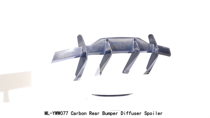 Carbon Fiber C8 Rear Diffuser for Chevrolet Corvette C8 2-Door Targa ...