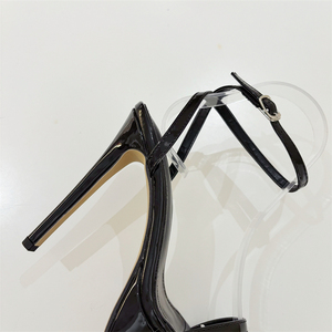 Zapatos de Verano 2025 para Mujer, Tacones Altos de Seda, con Lazo, Tacón Grueso, Antideslizantes, que Aumentan la Altura - Product Image 4