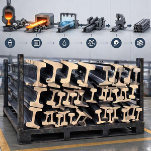 Rail en acier allié traité thermiquement R350HT, rail de voie ferrée à charge lourde, rail robuste pour <span class=keywords><strong>la</strong></span> construction ferroviaire, livraison directe d'usine - Product Image 3