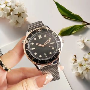 Reloj de Buceo para Hombre de Marca, Correa de Malla de Aleación de 20 mm, Cristal Estilo Moneda, Resistente al Agua, con Indicador de Fecha, Elegante, Lujoso y Deportivo - Product Image 6