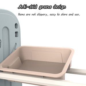 Feelkdis Décoration d'intérieur Organisateur moderne pour enfants Vêtements pour bébés Aliments Écologique Salon <span class=keywords><strong>Chambre</strong></span> Boîte de rangement en plastique Jouets - Product Image 3