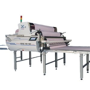 Nouvelle machine automatique <span class=keywords><strong>d</strong></span>'étalement et de <span class=keywords><strong>d</strong></span>écoupe de vêtements en acier <span class=keywords><strong>à</strong></span> alignement de bord de précision, certifiée CE pour la production textile domestique - Product Image 3
