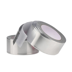 50mm*50m Heavy Duty High Temperature Waterproof Patch Duct Insulating Adhesive Aluminum Foil <strong>Tape</strong> - Product Image 1