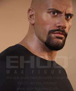 EH01 현실적인 할리우드 근육 남자 연예인 실물 크기 왁스 동상 - Product Image 4