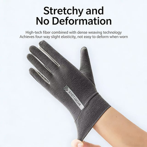 Guanti Leggeri alla Moda con Touchscreen per Uomo, Guanti da Ciclismo e Moto - Product Image 5