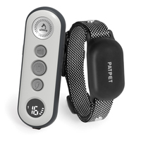 Funktionales Fernbedienungs-Hundetrainingshalsband 3 Modi Schock/Vibration/Summer Wasserdicht IPX7 Nylon Kunststoff 300-1000 Fuß Reichweite 2H für