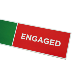 Letrero de puerta de privacidad de oficina de aleación de zinc de aluminio al por mayor ocupado libre para uso escolar y de oficina - Product Image 6