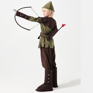 Disfraz de Cazador de <span class=keywords><strong>Caperucita</strong></span> Roja de Dibujos Animados, Disfraz de Indio para Fiesta de Halloween para Niño Arquero - Product Image 2