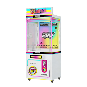 Máquina recreativa de grúa de garras operada con monedas, con dispensador de tickets y receptor de monedas, venta directa de fábrica a bajo precio - Product Image 3