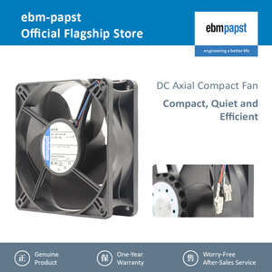 Ventilateur axial de refroidissement industriel ebm-papst 4414M 119x119x38mm 24V DC pour équipement industriel et serveurs - Product Image 2