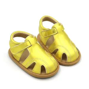 Warna Neon Pantai Anak Laki-laki Sandal Barefoot Sandal Bayi Sandal Kulit