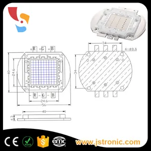 100w Led Chip High Power 100W Rgb Led Chip 100 Watt Cob Led Rgb