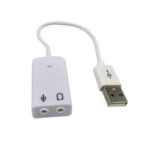 New Sienoc USB 2.0 <strong>Virtual</strong> 7.1 Channel Xear 3D External USB Sound <strong>Card</strong> Audio Adapter for Windows XP Win 7 8 Linux Vista Mac OS - Product Image 1