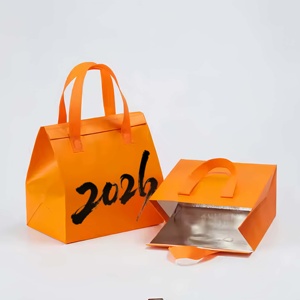 Sac isotherme personnalisé en non-tissé avec motif lettres, capacité 15L, pour la réfrigération des aliments et les plats chauds, bande d'étanchéité intégrée - Product Image 6