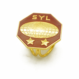 Wholesale Metal Crafts Factory Handicraft Promotional Custom Scarf Buckle Metal Pin Badge