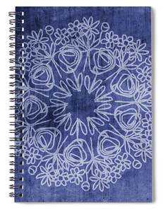 Quaderno a Spirale Orizzontale Henry con Motivo Floreale Mandala, Mini Blocco a Griglia Impermeabile per Scuola/Ufficio, Personalizzabile per Studenti - Product Image 3