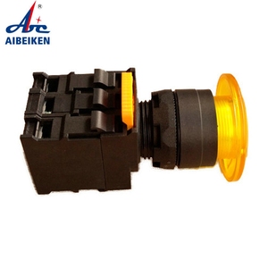 Nấm Đầu 1no1nc Orange LED momentary đẩy chuyển dpst bắt đầu thang máy nấm dừng khẩn cấp Nút chuyển đổi - Product Image 3