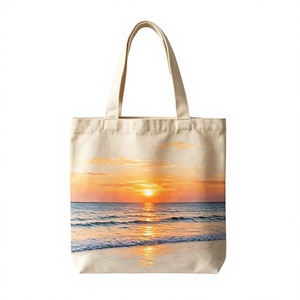 Sac de plage en toile avec longue bandoulière, motif lettres, taille moyenne, sac fourre-tout en coton, impression personnalisée pour cadeaux et fêtes - Product Image 4