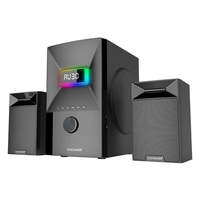 Kit de Audio para el Hogar, Altavoces RGB Multimedia para Computadora, Sistema de Cine en Casa 2.1 con Subwoofer, Altavoces BT con Bajos Potentes