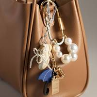 Zomer Voor Collectie Multi-Element Sleutelhanger Metalen Citroen Kersen Fruit Diy Accessoires Tas Sleutelhanger