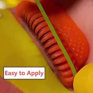 Vỏ siêu mềm thạch không có keo tự dính long lanh Silicone mắt Lash nâng lá chắn Pad thanh lông mi Perm thanh - Product Image 6