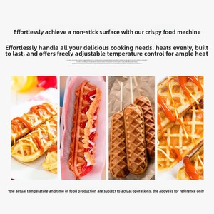 Machine à Crêpes et Gaufres Multifonction Commerciale UE pour Saucisses Croustillantes, Bâtonnets de Lait et Hot-dogs – Idéale pour les Stands Alimentaires - Product Image 4