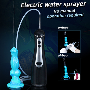 Fantasy Spike Wolf Knot dildo Electric squirting dildo with Suction Cup Platinum Silicone Anal Vaginal Stimulation <b>Masturbators</b> - Product Image 4