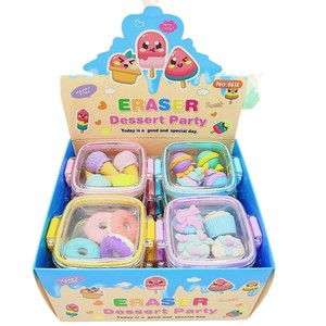 Borrador de lápiz desmontable de estilo de dibujos animados de astronauta nuevo creativo ensamblado dulce regalo para el Día de los niños - Product Image 5