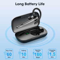 Écouteurs Bluetooth mains libres à double micro avec suppression du bruit CVC8.0, nouvelle vente chaude, appels clairs, pour téléphone portable